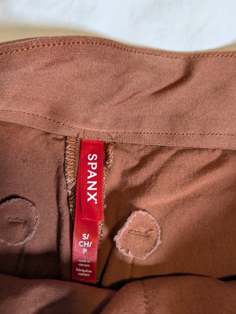 SPANX Women's High-Waist Jeans - Rust